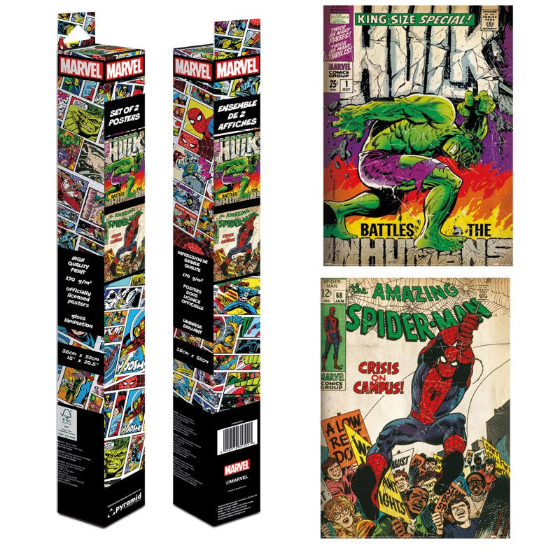 Marvel Comic set plakátů mini (2ks)