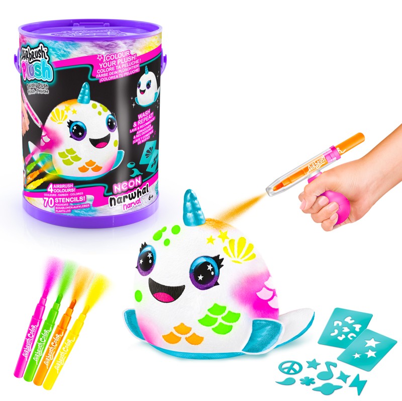 Airbrush - Neon Squish Pals Paint Can