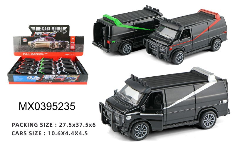 Auto transportér červeno-černý