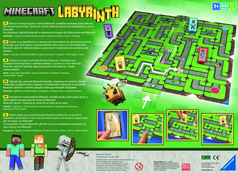 Společenská hra Labyrinth Minecraft