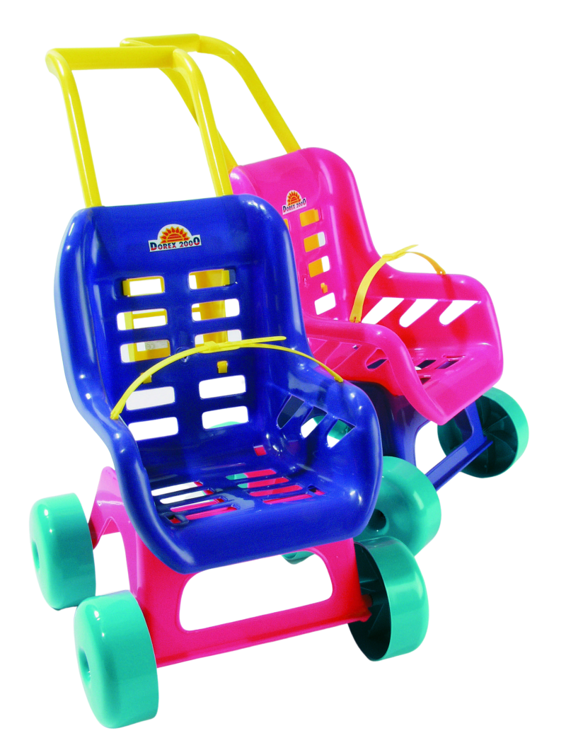 Kočárek pro panenku Buggy Fialová