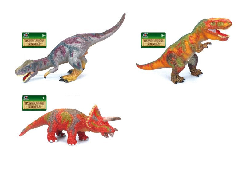 Dinosaurus měkký 3 druhy 50 cm T-Rex