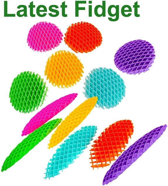 Fidget Magic Worm růžová