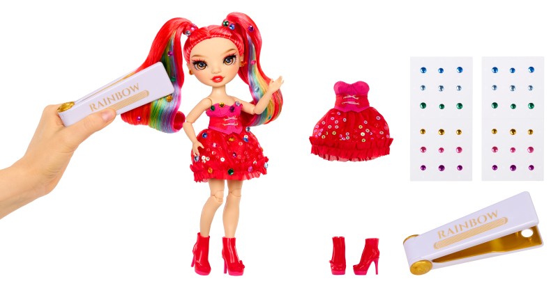 Rainbow High Be Dazzling Fashion panenka - Vivienne Rouge červená