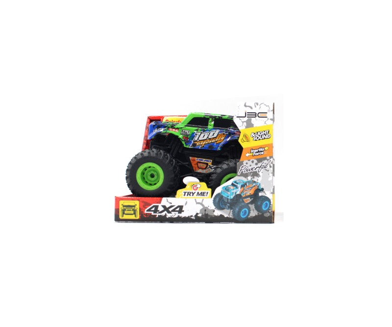 Auto Rally kola 4x4 zelené