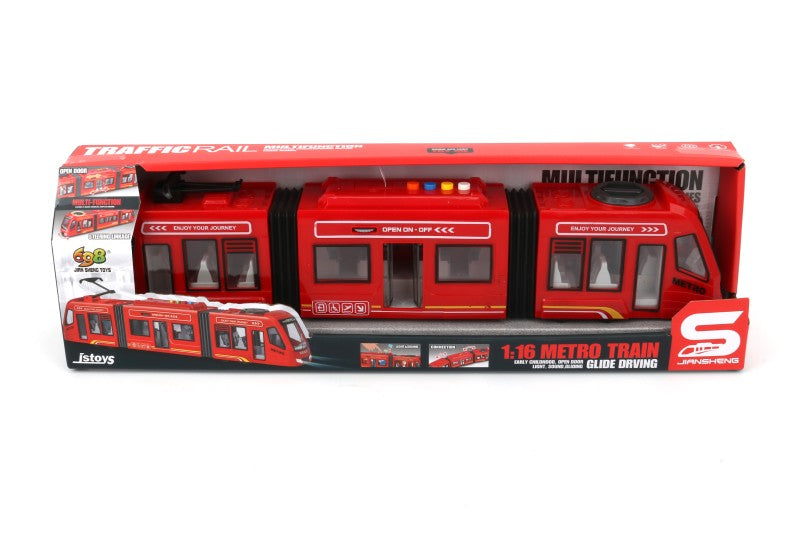 Tramvaj červená 1:16