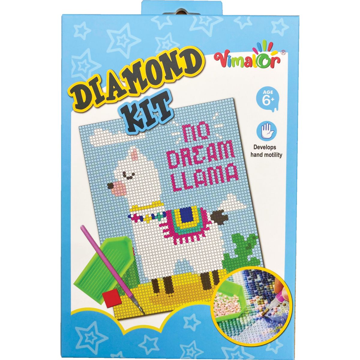 Diamantové malování - Lama
