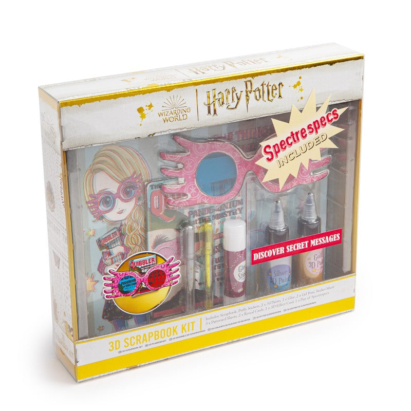 Kroužkový deník sada Harry Potter Luna Lovegood 3D