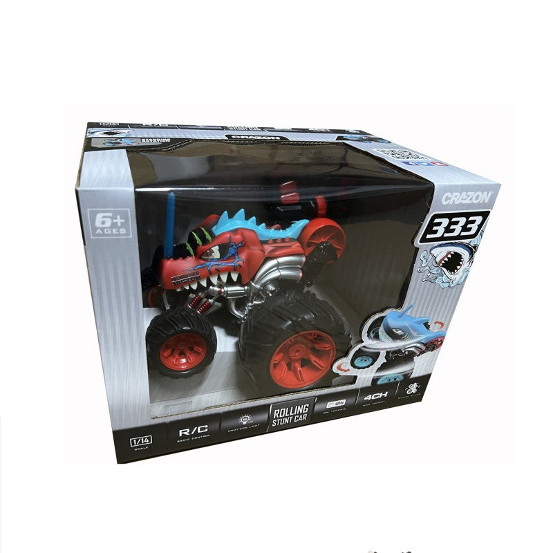 RC 5-kolové kaskadérské auto červené 1:16