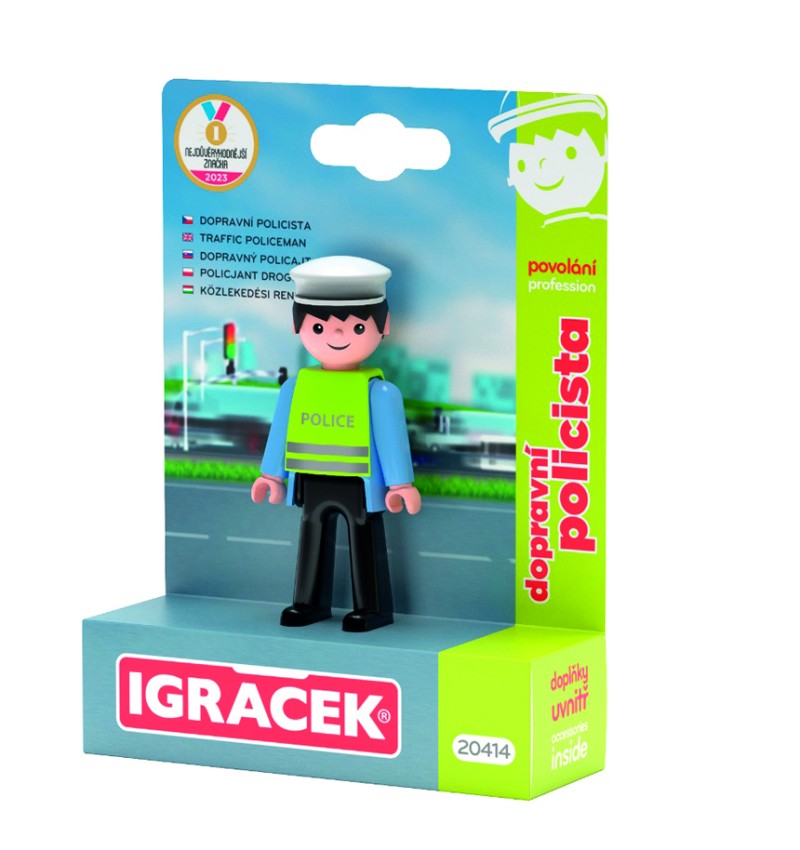 Igráček Dopravní policista - figurka s příslušenstvím