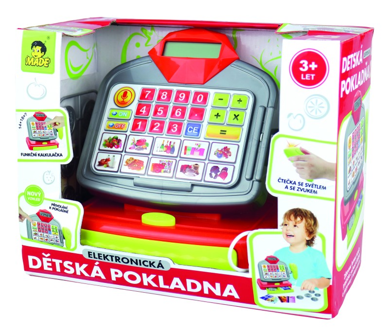 Pokladna na baterie 20 cm