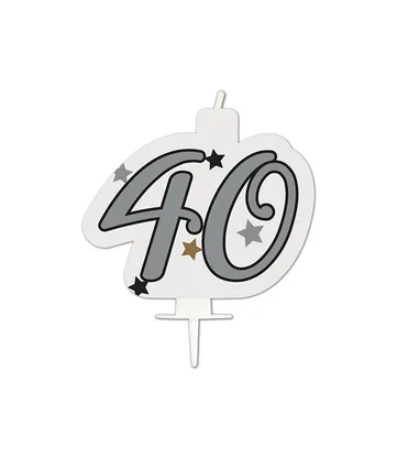 Svíčka dortová Narozeninové číslo 40