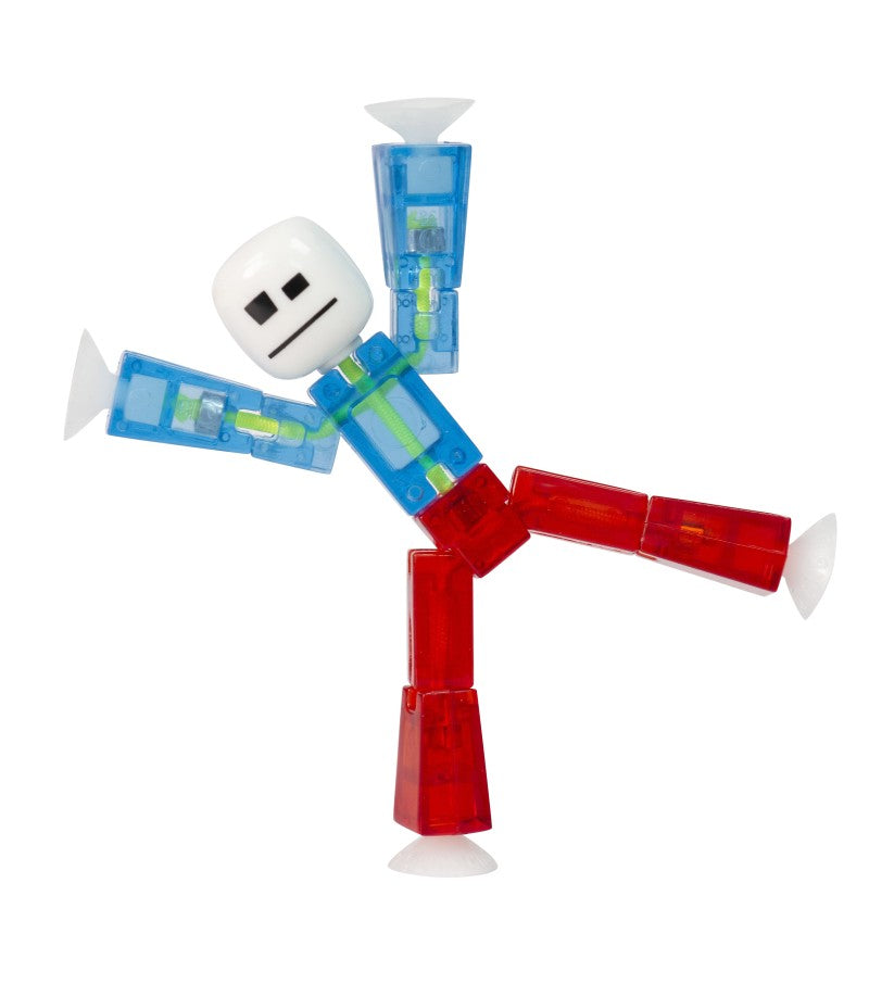 Stikbot 1 pack červeno-modrý
