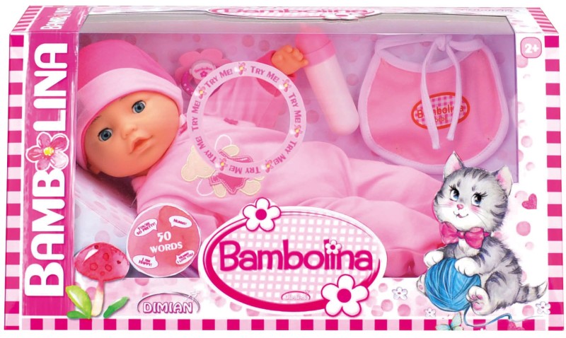 Panenka Bambolina Flora s 50 českými slovy