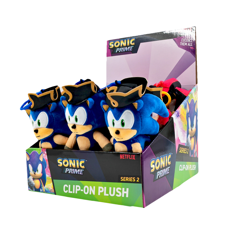 Sonic figurka – přívěsek plyšový