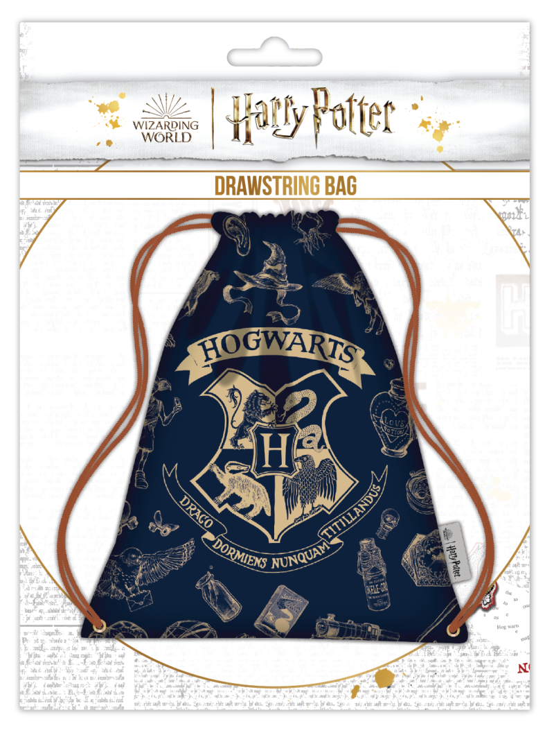 Harry Potter pytlík stahovací (Navy & Gold)