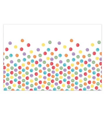 Ubrus plastový Akvarelové puntíky 120 × 180 cm