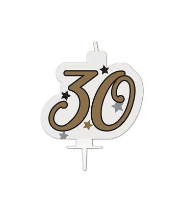 Svíčka dortová Narozeninové číslo 30