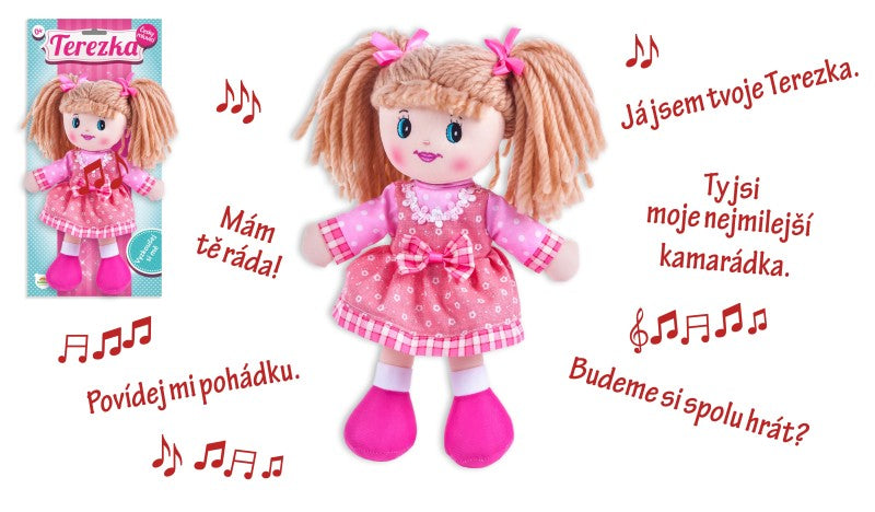 Panenka Terezka hadrová 30 CM
