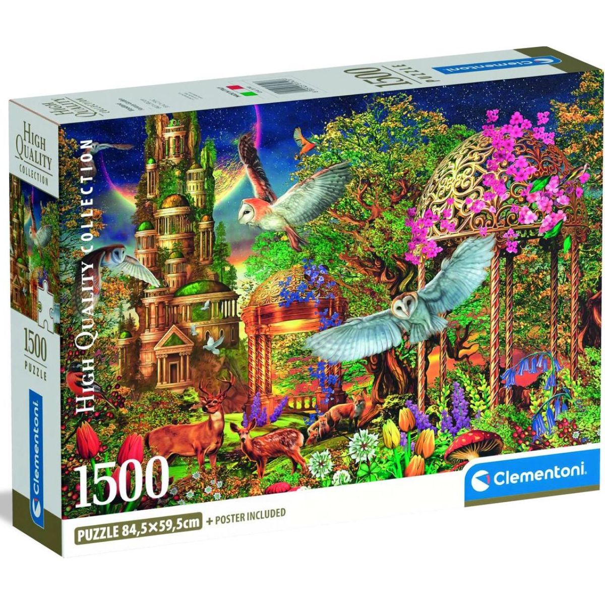Clementoni - Puzzle 1500 Fantazijní zahrada v lese