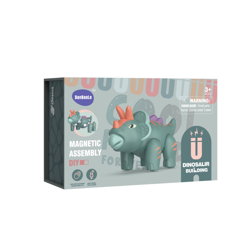 Triceratops skládací magnetický