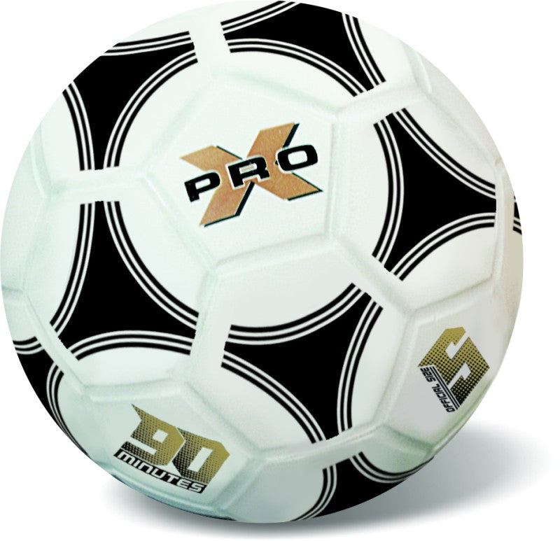 Míč X-Pro fotbalový černo/bílý 23 cm