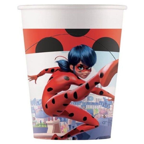 Kelímky papírové Miraculous 200 ml 8 ks