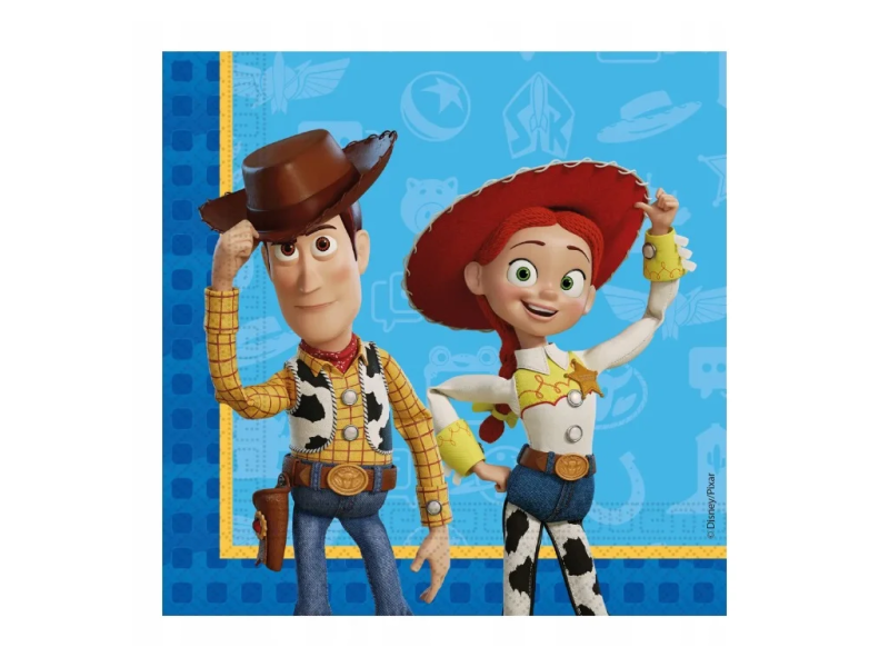 Ubrousky papírové 2vrstvé Toy Story 5 On a Mission 33 × 33 cm 20 ks