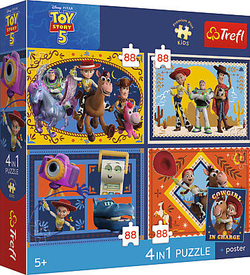Dětské Puzzle Premium Kids Disney Toy Story 4x88 dílků