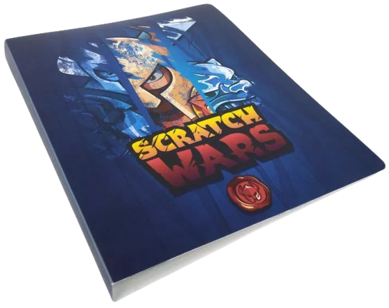 Scratch Wars - Album na karty hrdinů A5