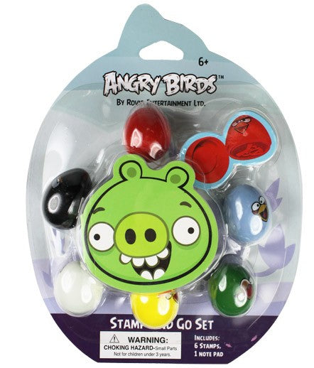 ANGRY BIRDS razítka prasata, 6 pack