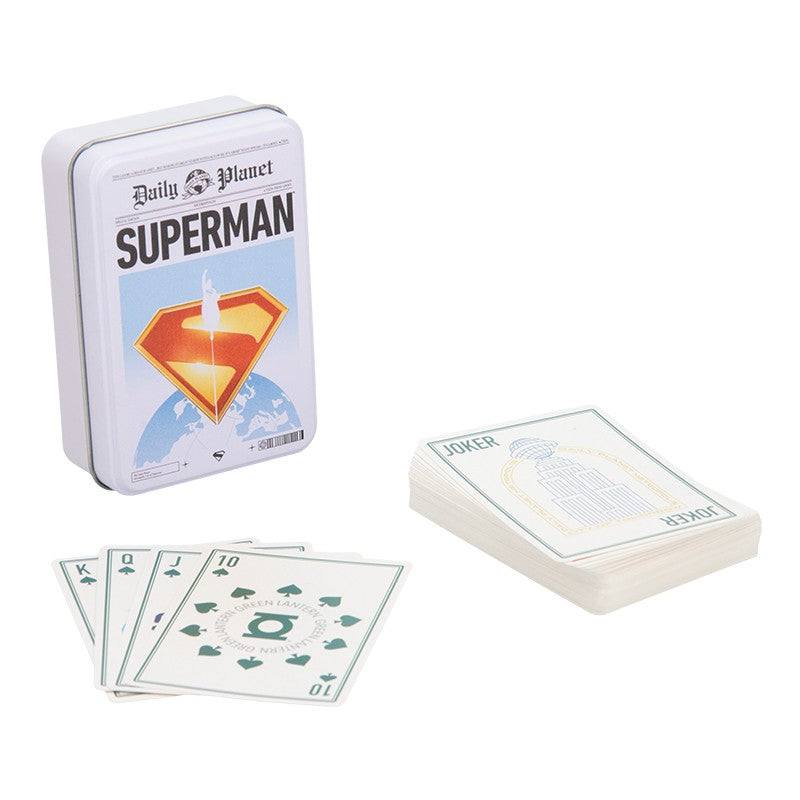 Superman hrací karty (plechový box)