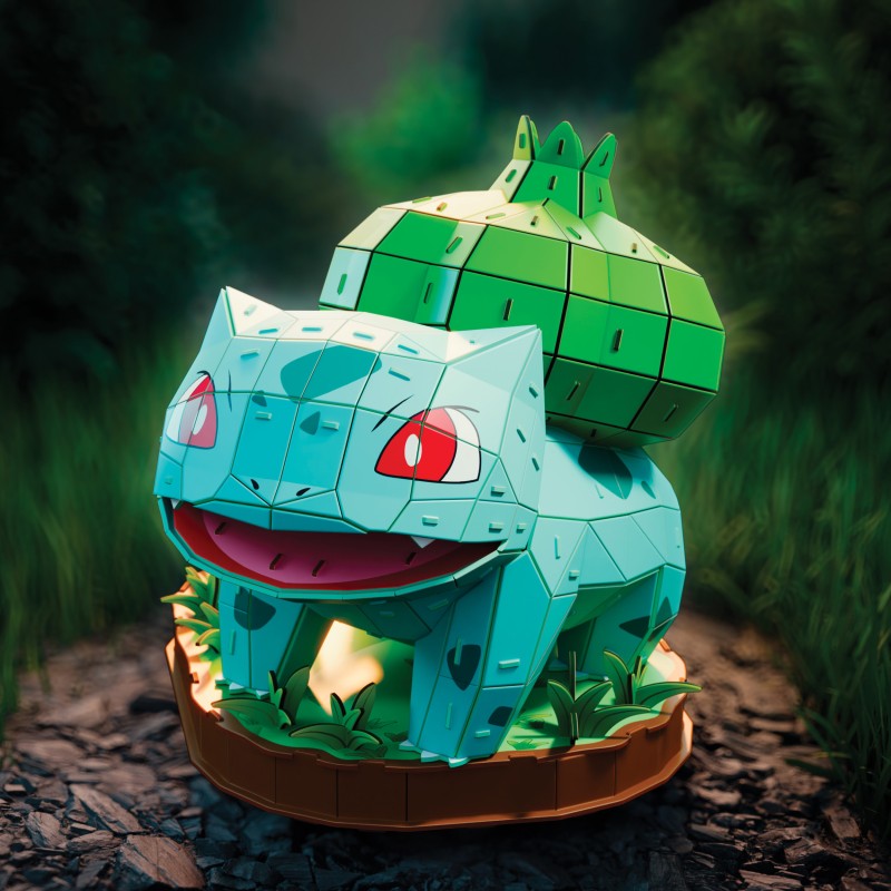 Puzzle 4D Pokémon Bulbasaur