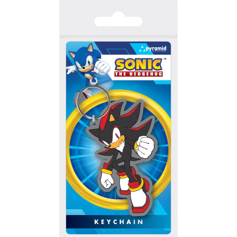 Sonic gumová klíčenka Shadow