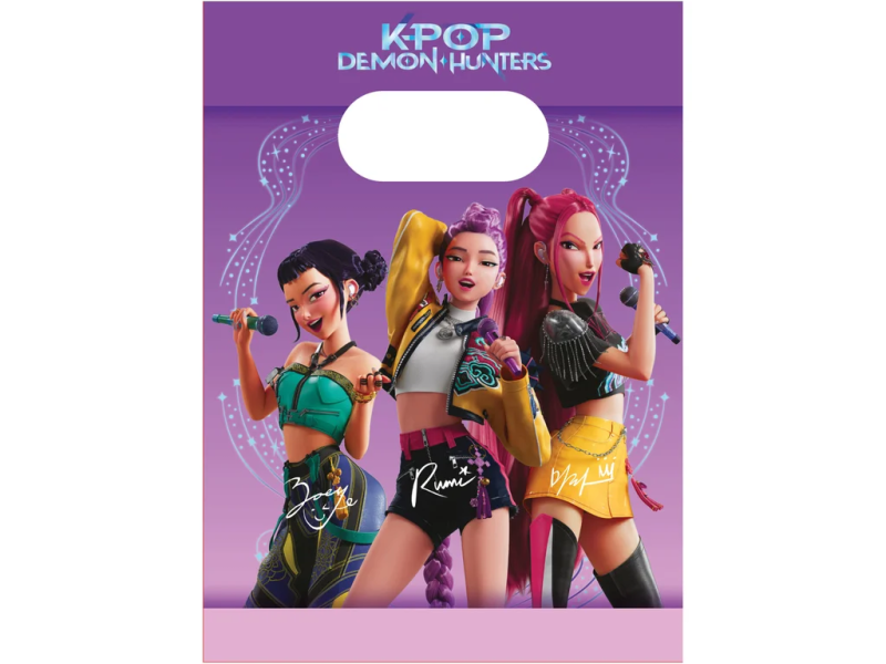 Taštičky papírové K-Pop Demon Hunters 4 ks