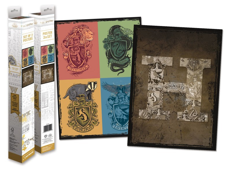 Harry Potter set plakátů mini Tombs/Scrolls (2ks)