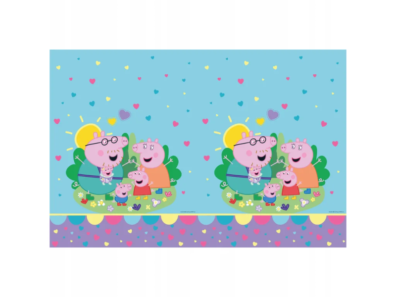 Plastový ubrus Prasátko Peppa 120 × 180 cm