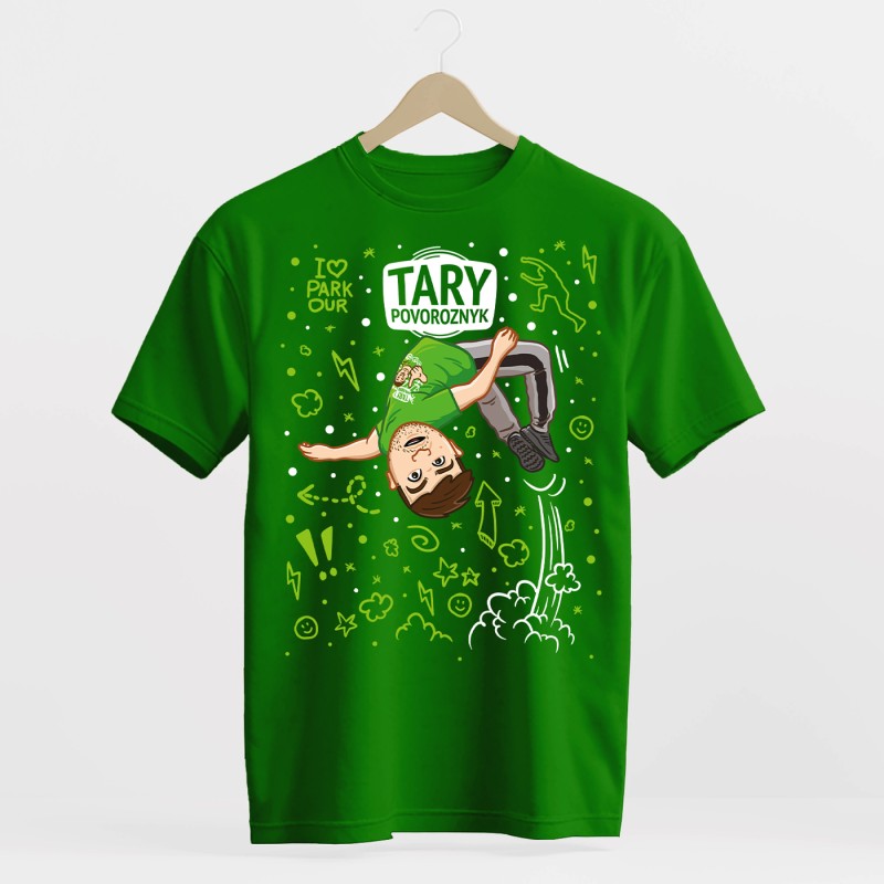 Tary Povoroznyk Tričko Tary drink beko zelené L