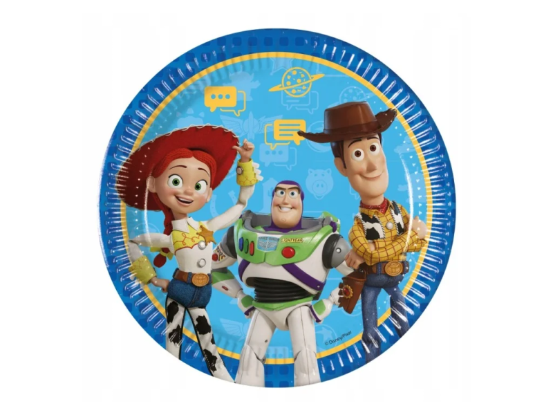 Talíře papírové Toy Story 5 On a Mission 23 cm 8 ks