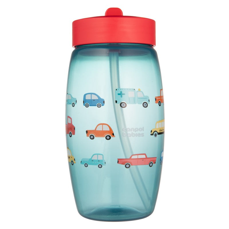 Lahev se sklápěcím pítkem Auta 400ml
