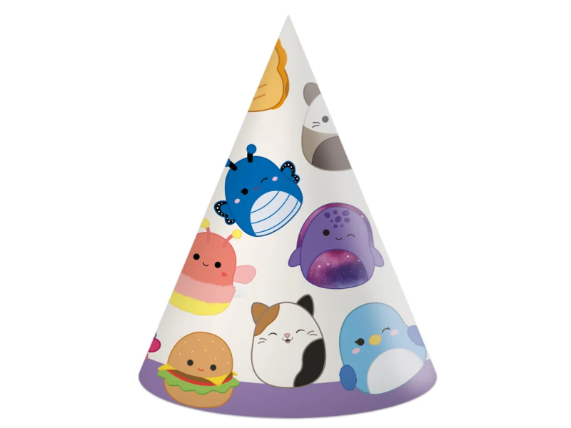 Čepičky papírové Squishmallows 6 ks