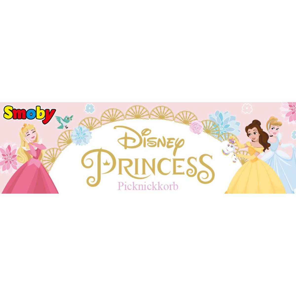 Smoby Disney Princess Piknikový koš 2 v 1
