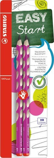 STABILO EASYgraph HB ružová R 2 ks Blister