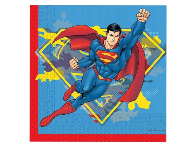 Ubrousky papírové 2vrstvé Superman Krypton 33 × 33 cm 20 ks