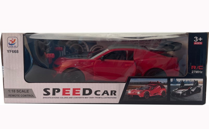 Sportovní RC auto 1:18 žlutý kabriolet