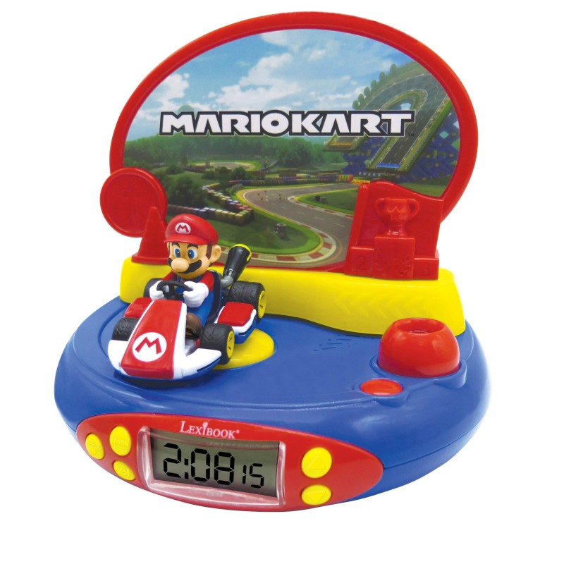 Lexibook 3D budík Mario Kart s projekcí času