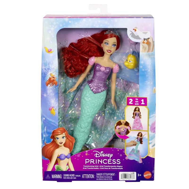 Panenka Disney Princezna Ariel s proměnou