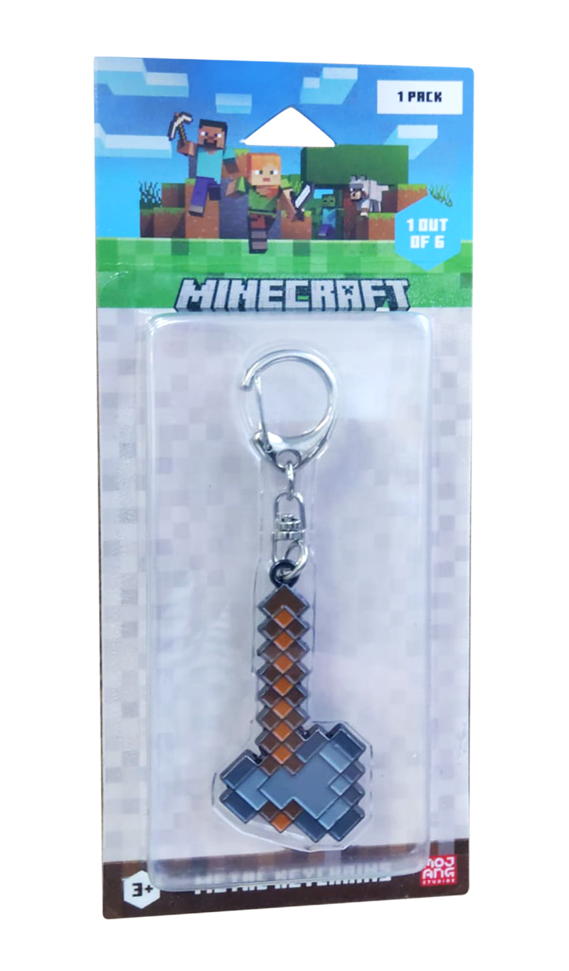 Minecraft kovový přívěšek kostka