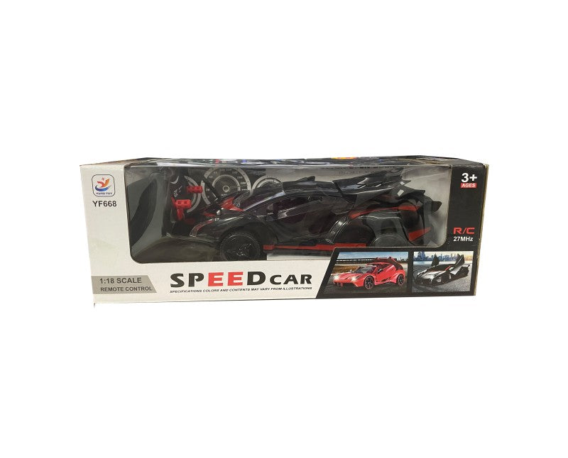 Sportovní RC auto 1:18 červenočerné černo modré