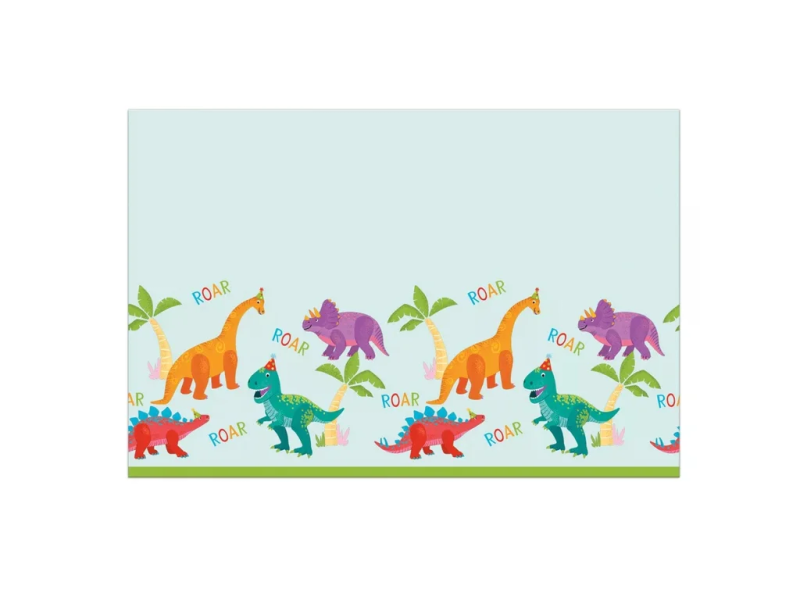 Plastový ubrus Dino Party 120 × 180 cm